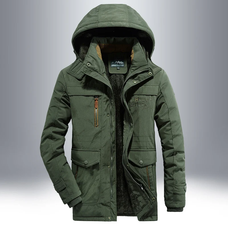 Herren Wasserfeste Outdoor-Jacke mit Fleece-Futter Drune