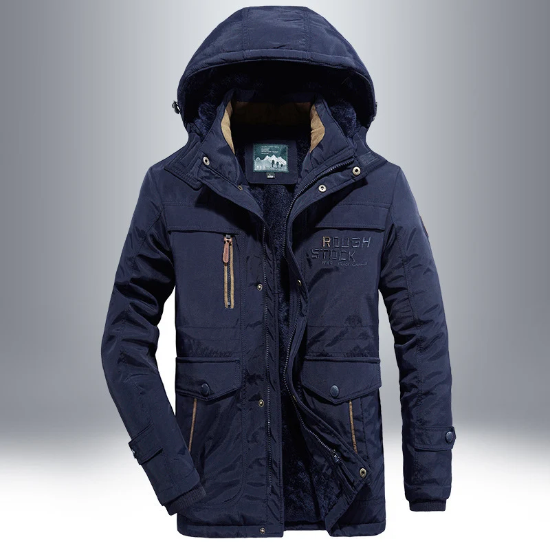Herren Wasserfeste Outdoor-Jacke mit Fleece-Futter Drune