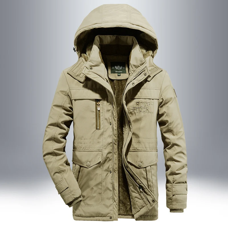 Herren Wasserfeste Outdoor-Jacke mit Fleece-Futter Drune