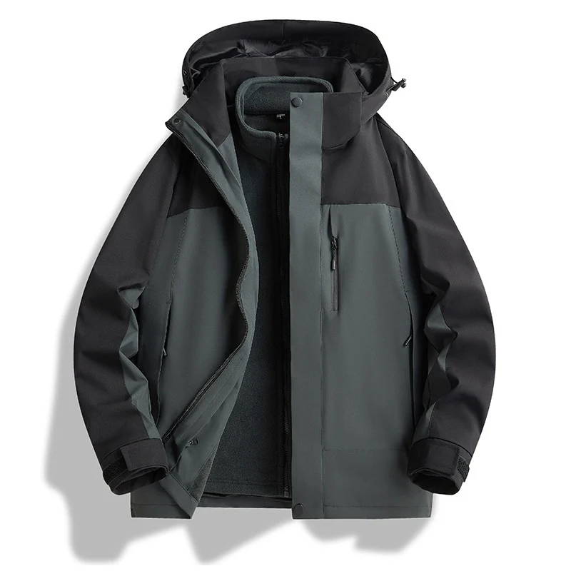 Herren Wasserfeste Funktionale Outdoor-Jacke Drune