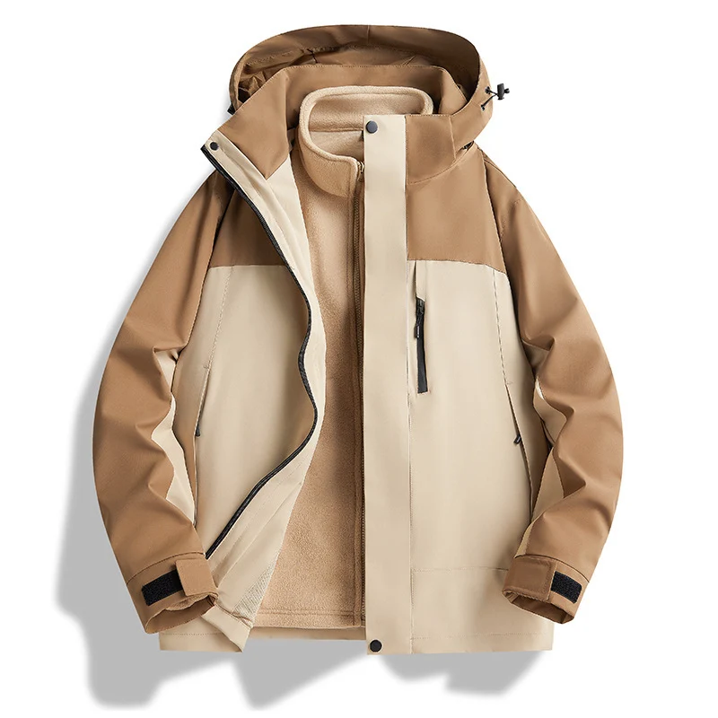 Herren Wasserfeste Funktionale Outdoor-Jacke Drune