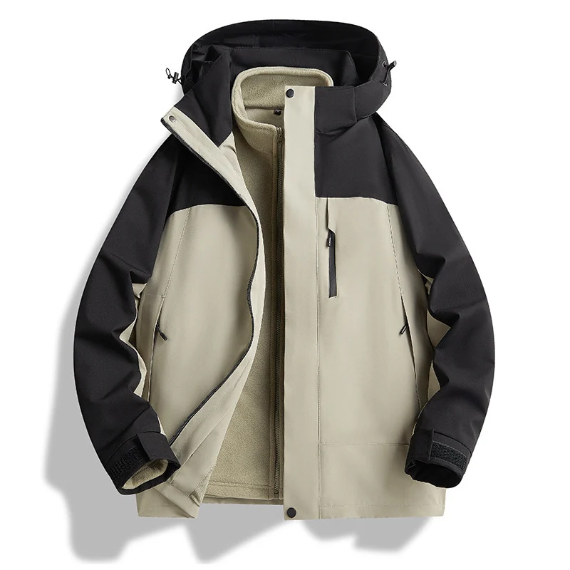 Herren Wasserfeste Funktionale Outdoor-Jacke Drune