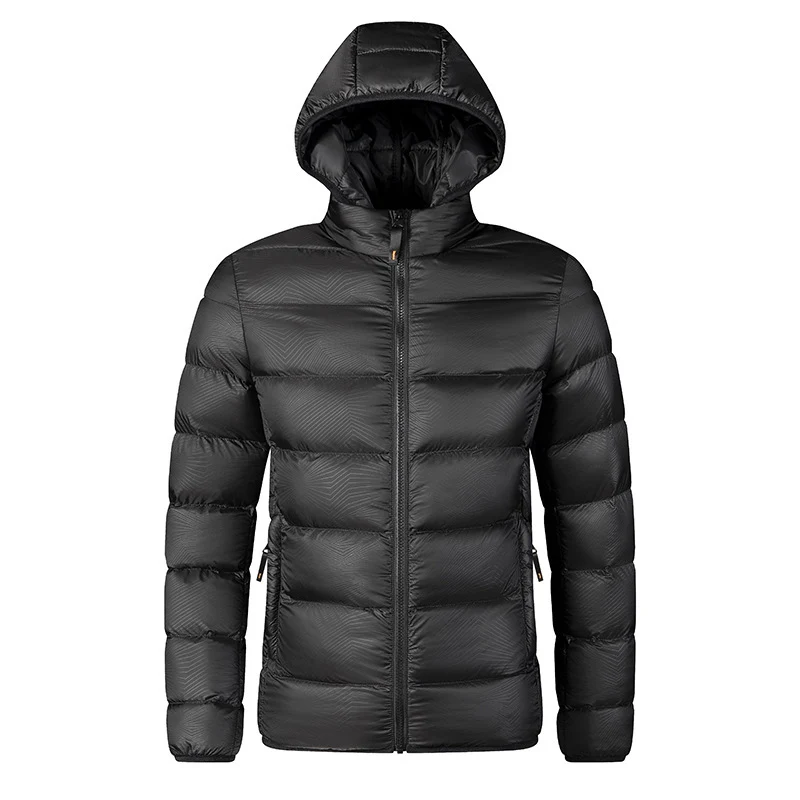 Herren Wasserdichte Steppjacke mit Kapuze Drune