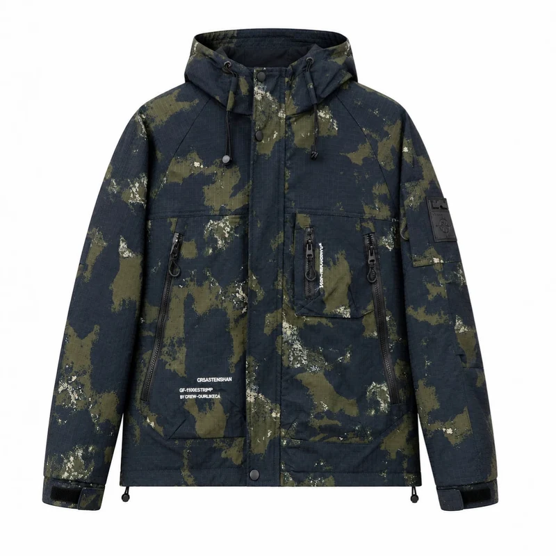 Herren Utility Outdoor-Jacke Drune