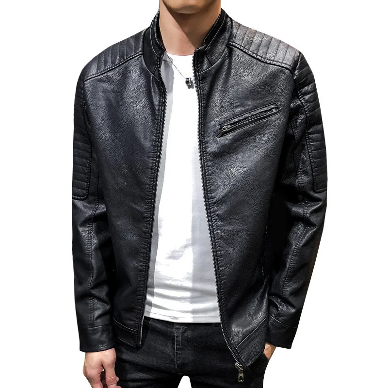 Herren Stylishe Bikerjacke Drune
