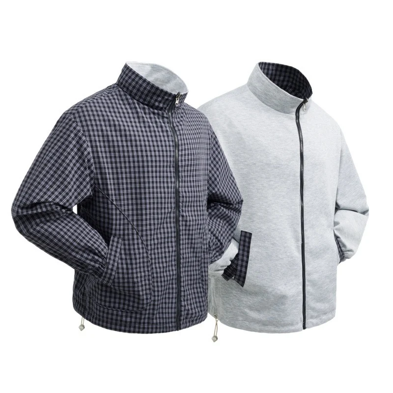 Herren Stylische Übergangsjacke im Karomuster Drune
