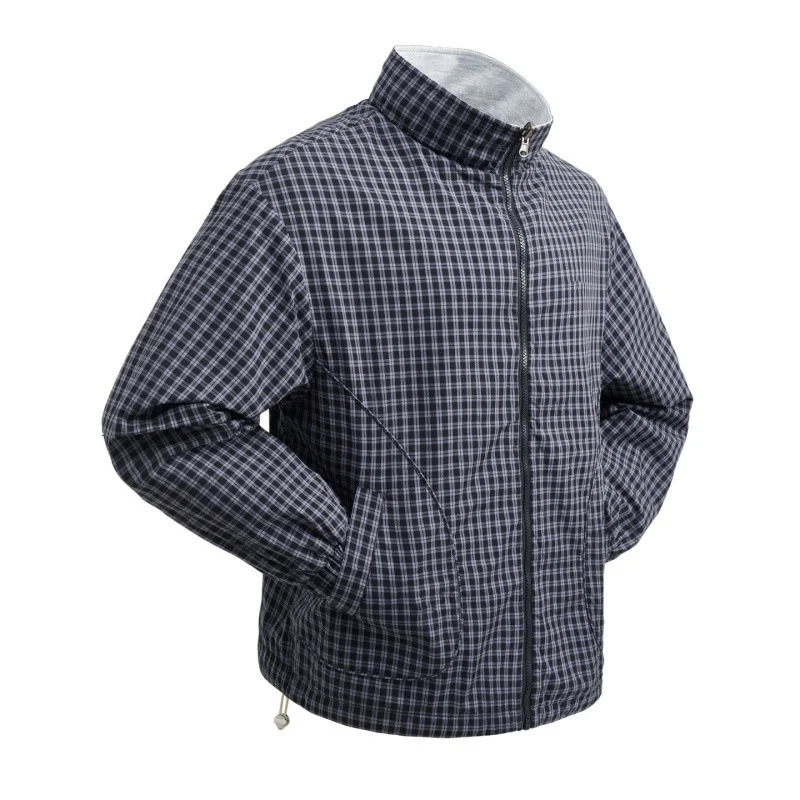 Herren Stylische Übergangsjacke im Karomuster Drune