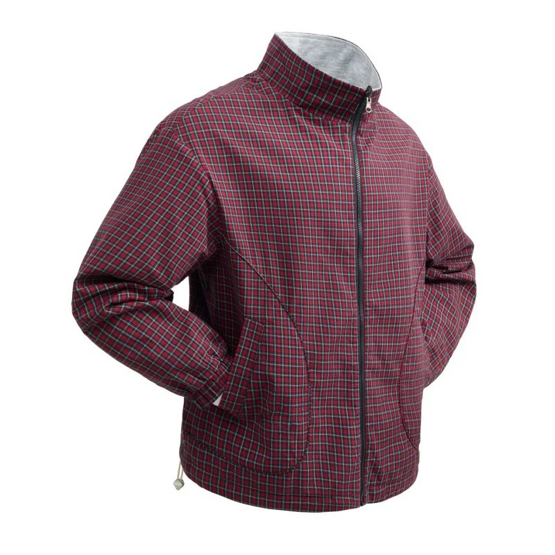 Herren Stylische Übergangsjacke im Karomuster Drune