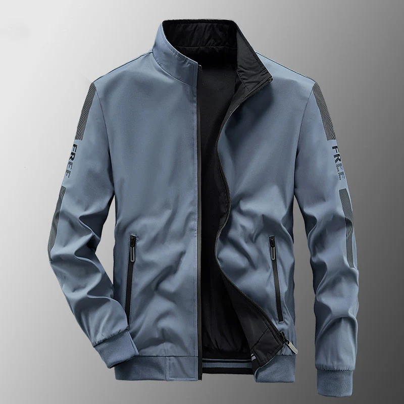 Herren Sportliche Windbreaker Jacke Drune