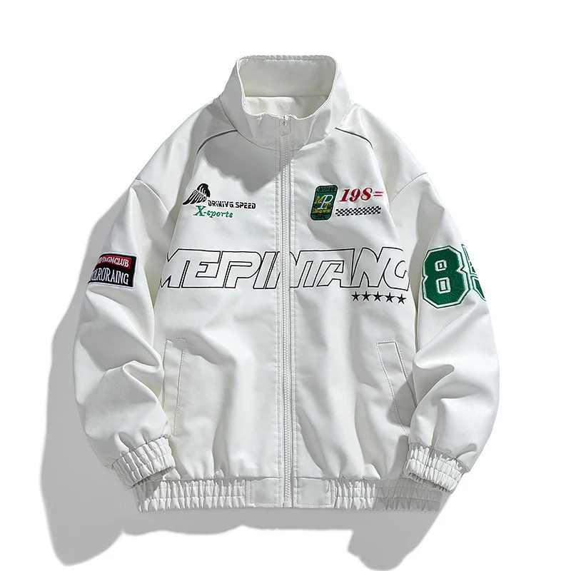 Herren Sportliche Motorsportjacke Drune
