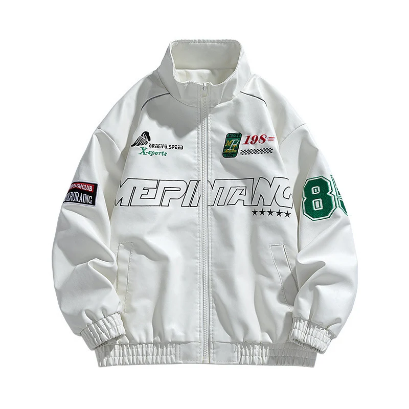Herren Sportliche Motorsportjacke Drune