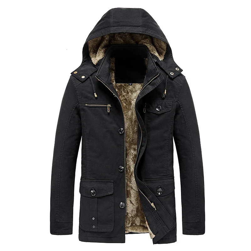 Herren Robuste und Warmgefütterte Outdoor-Jacke Drune