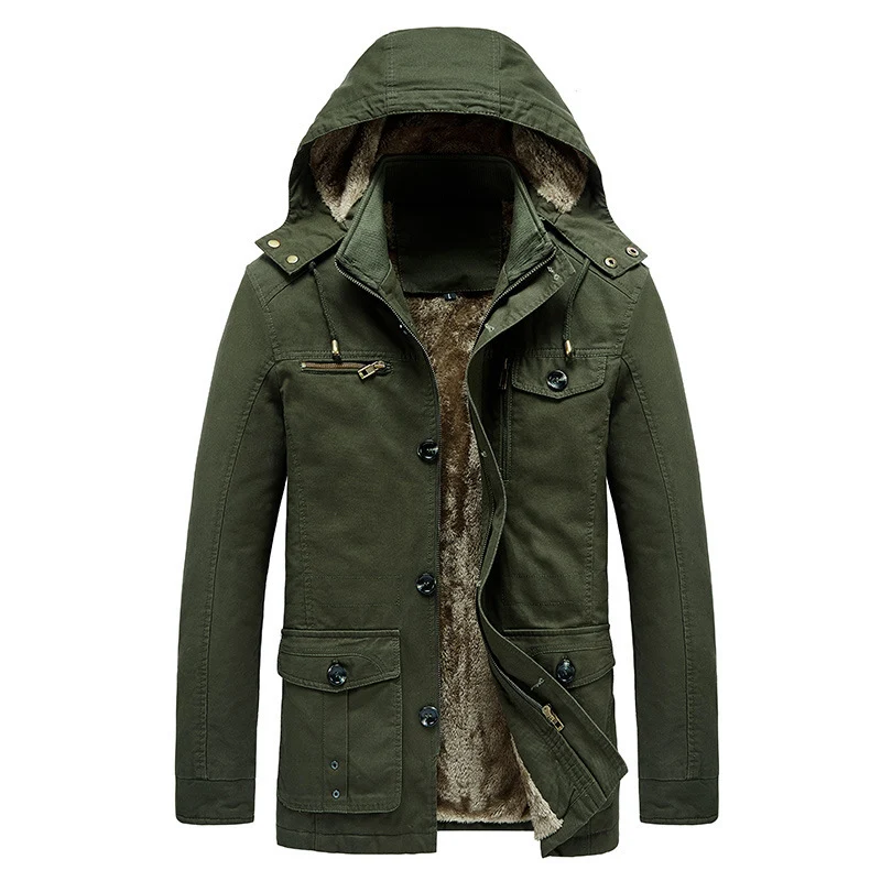 Herren Robuste und Warmgefütterte Outdoor-Jacke Drune