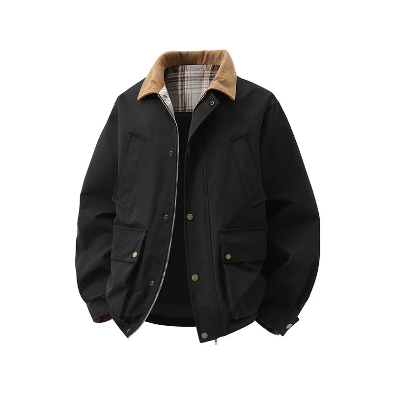 Herren Robuste Arbeitsjacke mit praktischen Taschen Drune