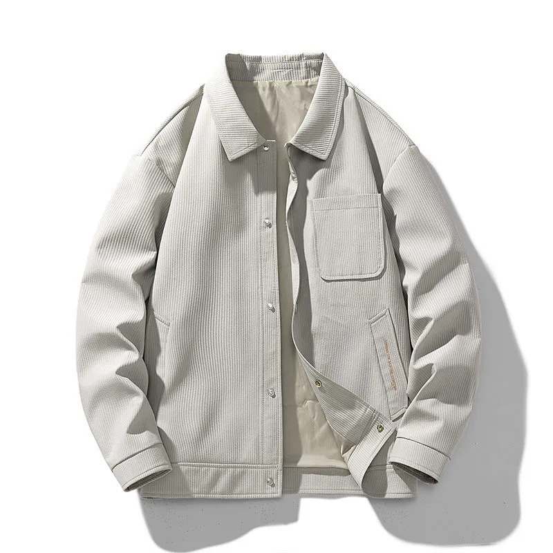 Herren Modische Utility-Jacke Drune