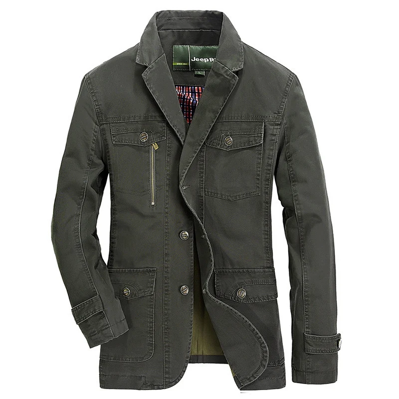 Herren Modische Utility-Jacke Drune 1788321727
