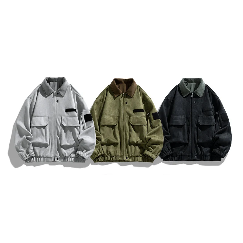 Herren Modische und vielseitige Utility-Jacke Drune
