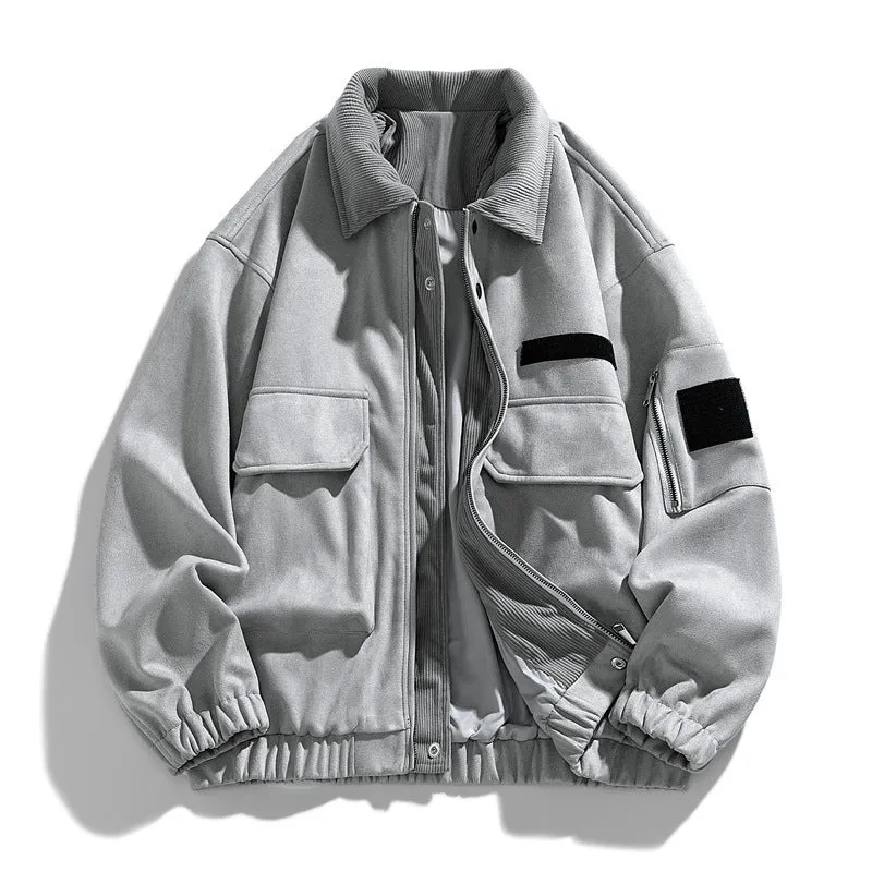 Herren Modische und vielseitige Utility-Jacke Drune