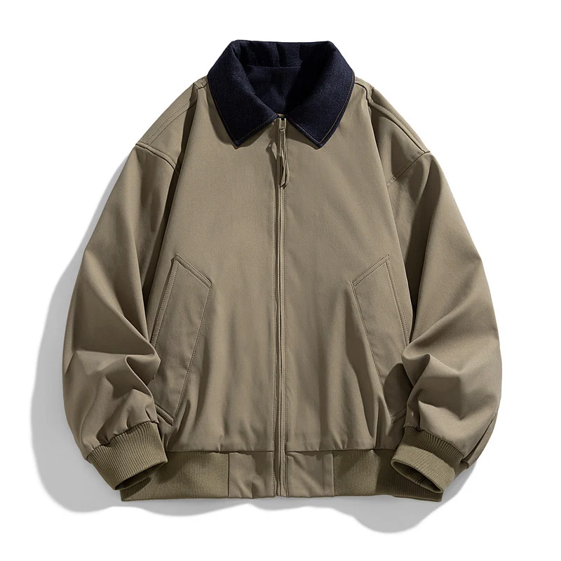 Herren Modische Übergangsjacke mit Steppdetails Drune