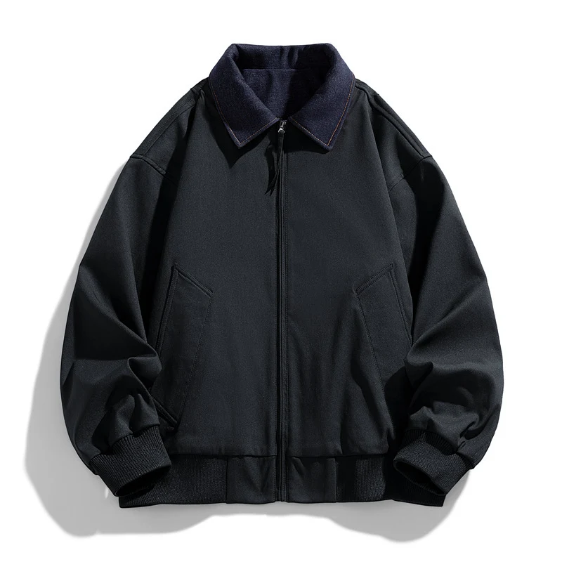Herren Modische Übergangsjacke mit Steppdetails Drune