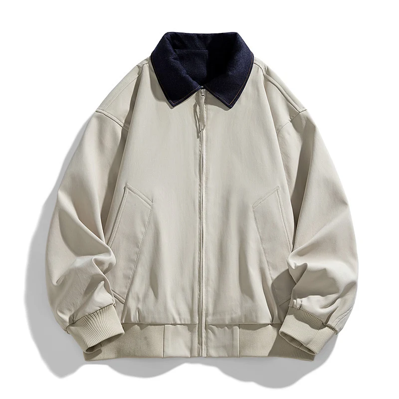 Herren Modische Übergangsjacke mit Steppdetails Drune