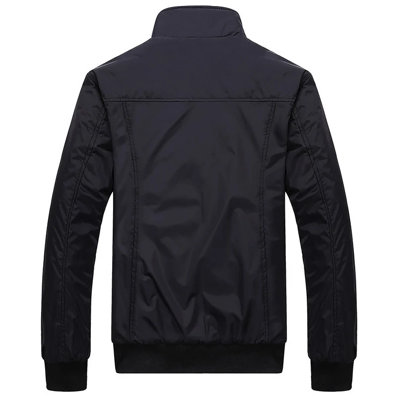 Herren Modische Übergangsjacke mit hohem Kragen Drune