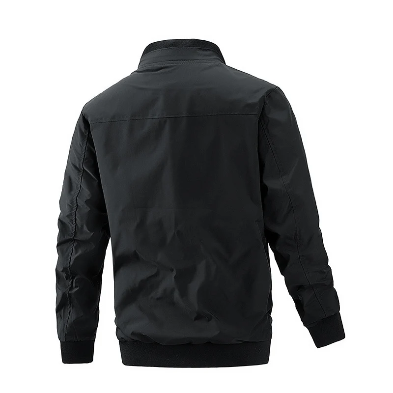 Herren Modische Übergangsjacke mit funktionalem Reißverschluss Drune