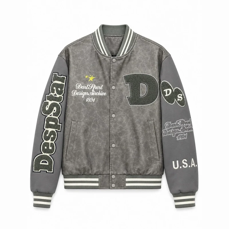 Herren Modische Steppjacke mit sportlichem Design Drune