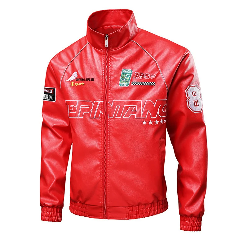 Herren Modische Sportjacke mit Steppdetails Drune
