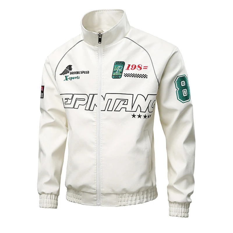 Herren Modische Sportjacke mit Steppdetails Drune