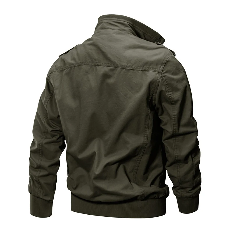 Herren Modische Outdoorjacke mit praktischen Taschen Drune