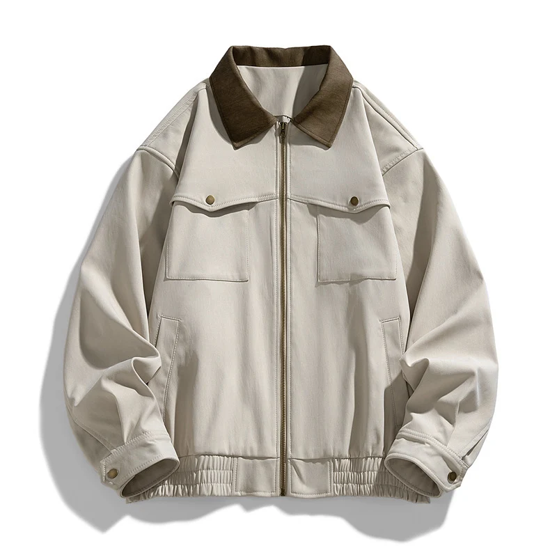 Herren Modische Nylonjacke mit Taschen Drune