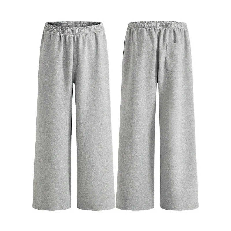 Damen Extraweite High‑Waist Sweathose aus Baumwollmix mit Tunnelzug Drune