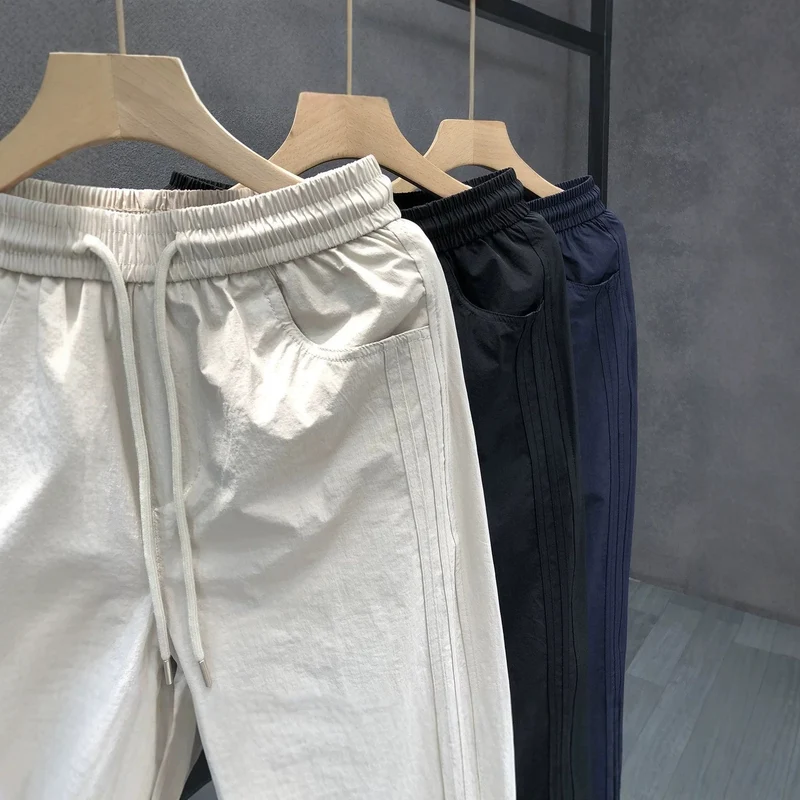 Herren Sportliche Freizeit-Hose mit elastischem Bund Drune