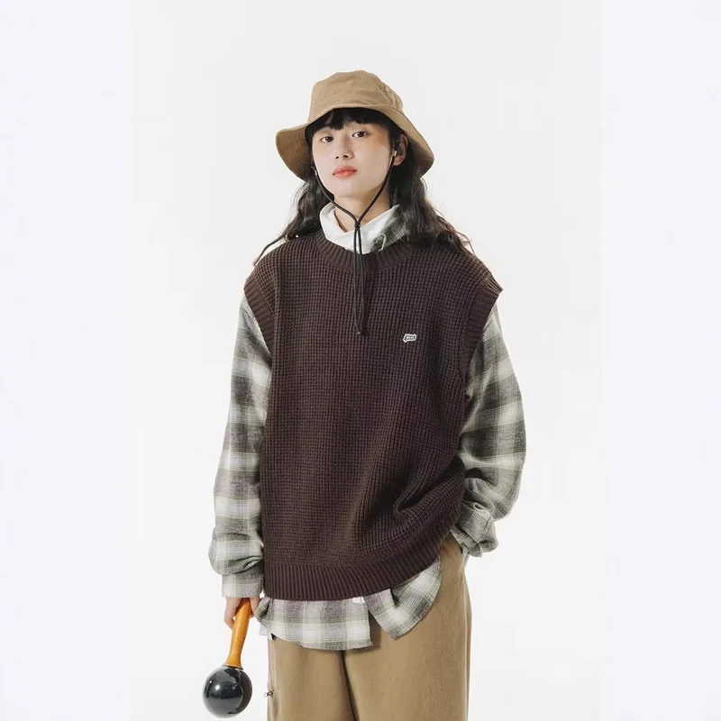 Herren Modischer ärmelloser Pullover Drune