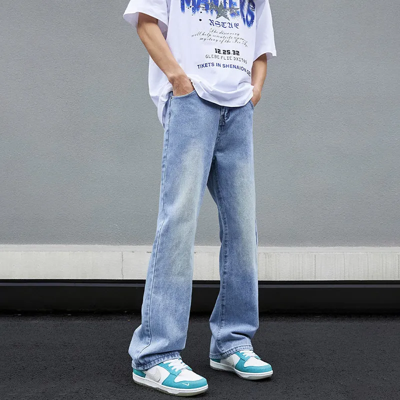 Herren Modische Wide-Leg Jeans Drune