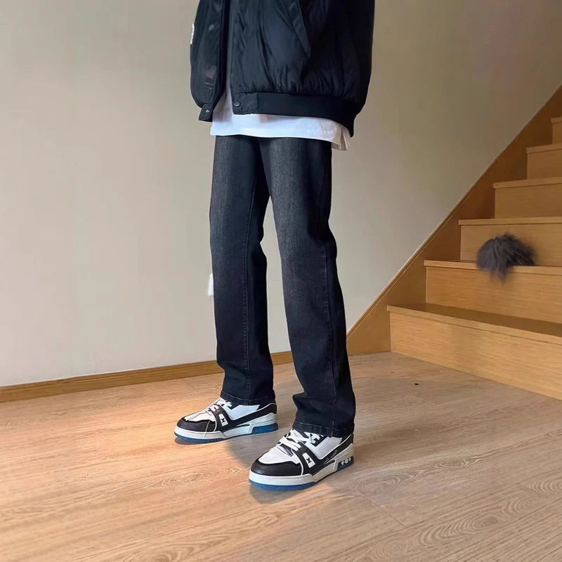 Herren Modische Weitgeschnittene Jeans Drune