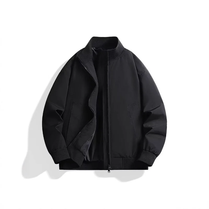Herren Modische Steppjacke mit hohem Kragen Drune