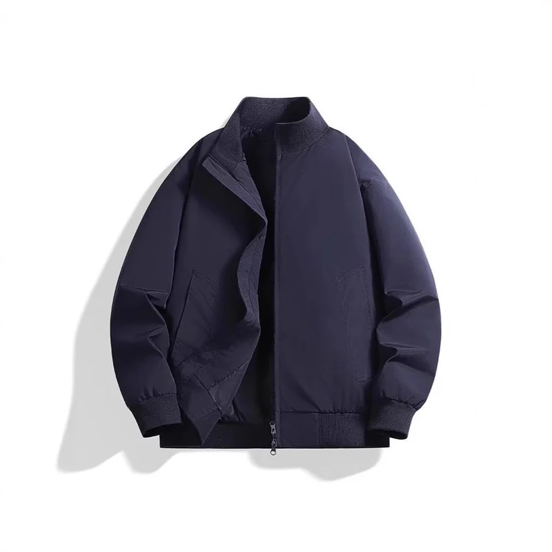 Herren Modische Steppjacke mit hohem Kragen Drune