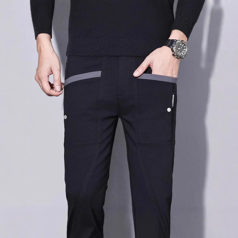 Herren Modische Cargo-Hose mit seitlichen Taschen Drune