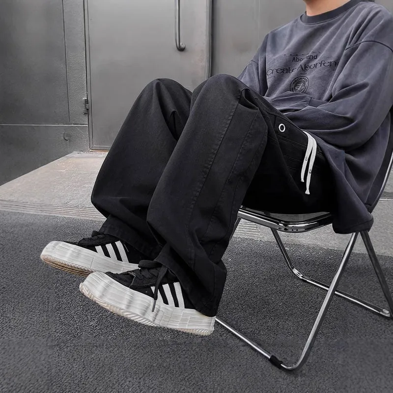 Herren Lässige weite Jogginghose Drune