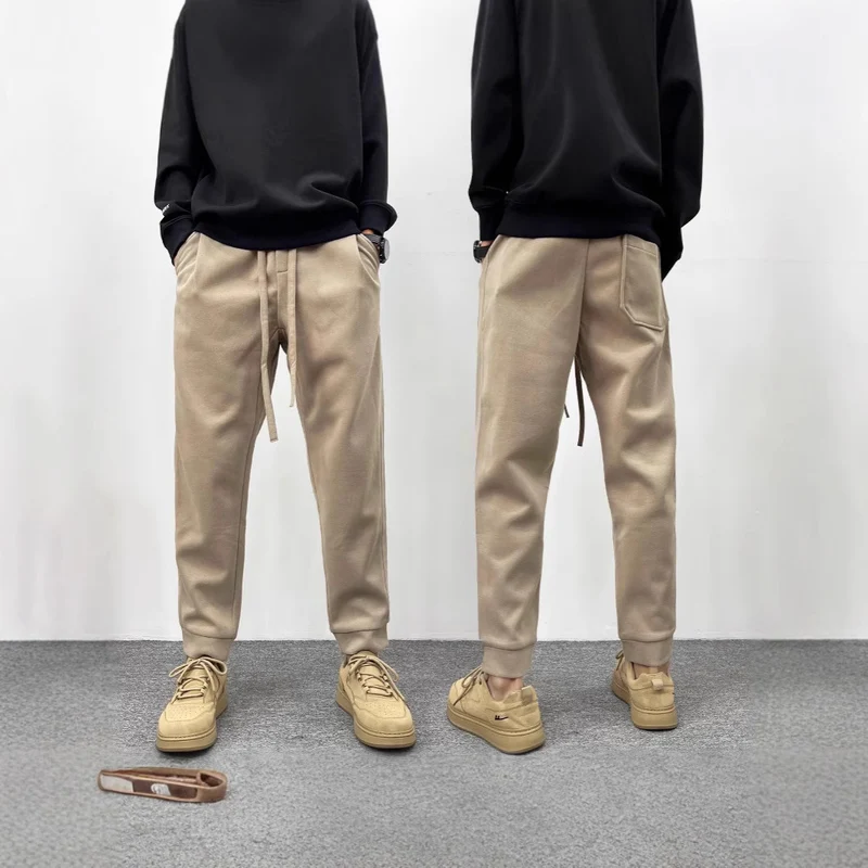 Herren Lässige Sweatpants mit elastischem Bund Drune