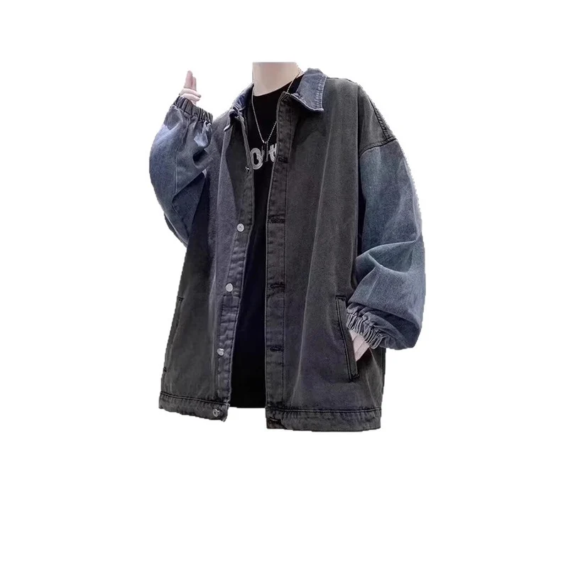 Herren Lässige Oversized Jeansjacke Drune