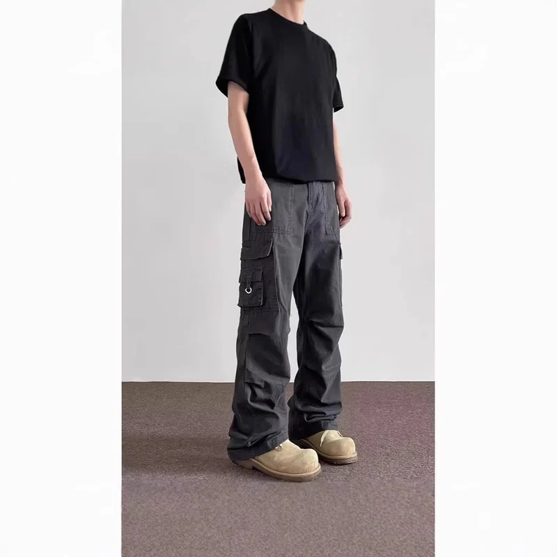 Herren Lässige Oversized Cargo-Hose Drune
