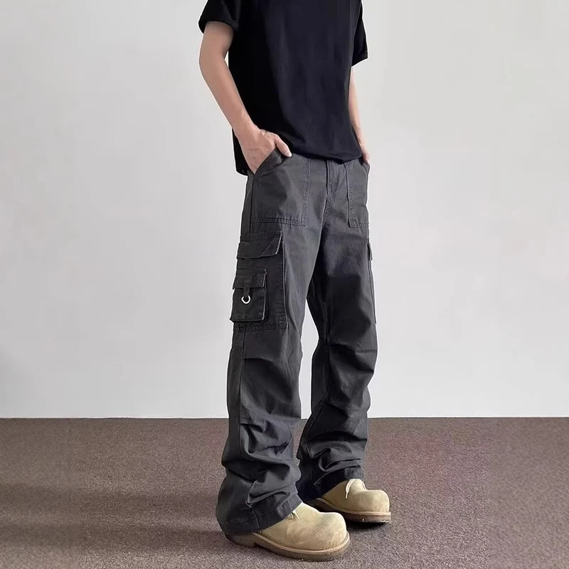 Herren Lässige Oversized Cargo-Hose Drune