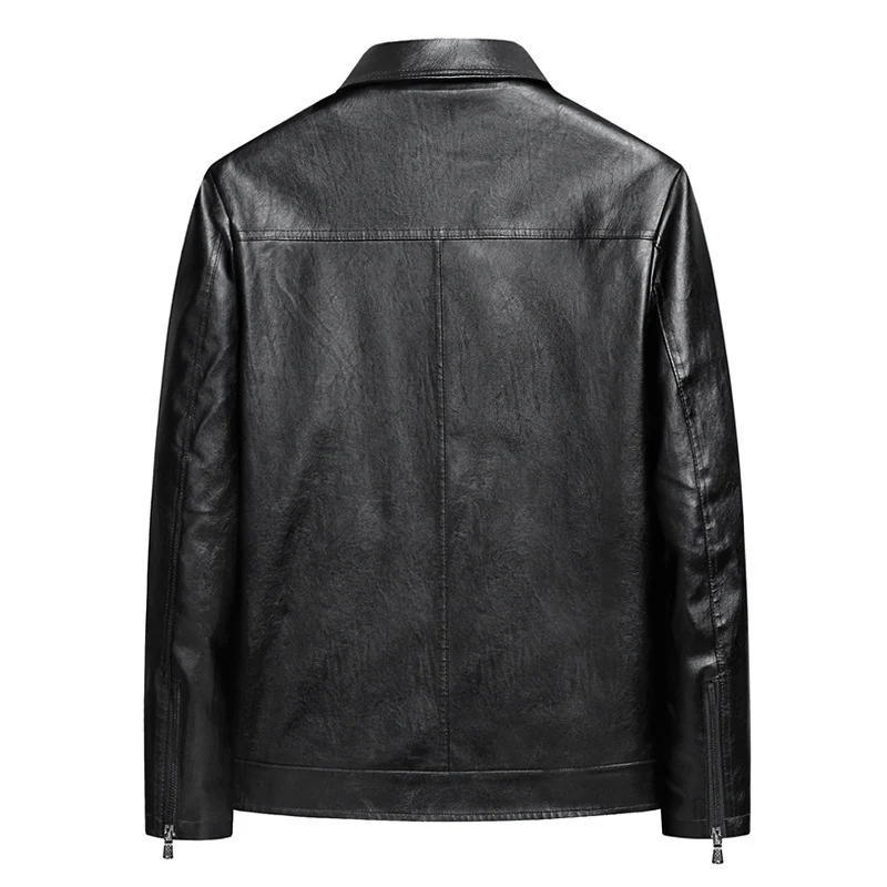 Herren Modische Kunstlederjacke Drune 1788321957