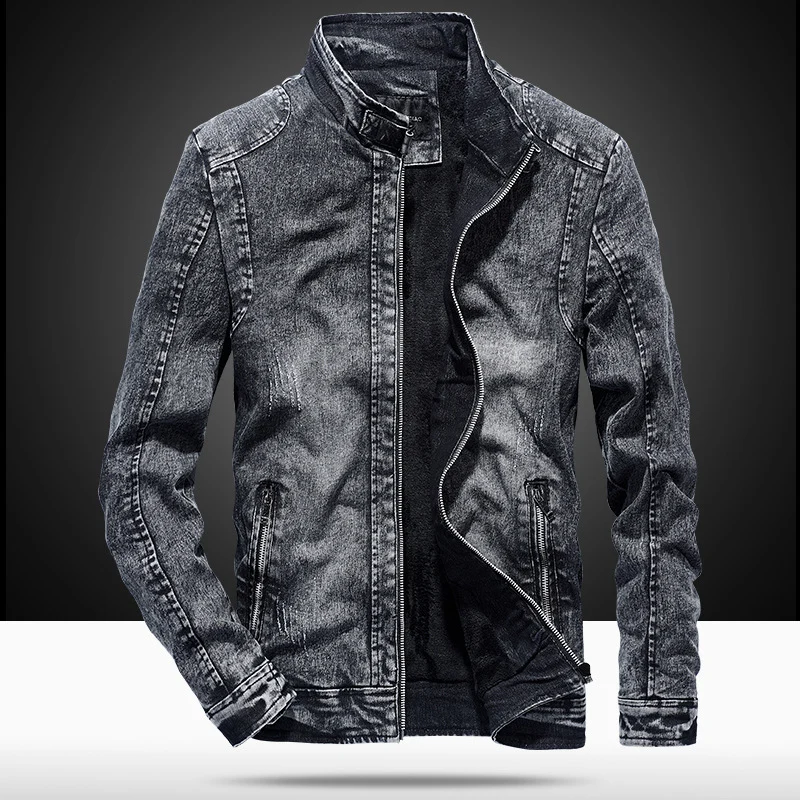 Herren Modische Denimjacke Drune