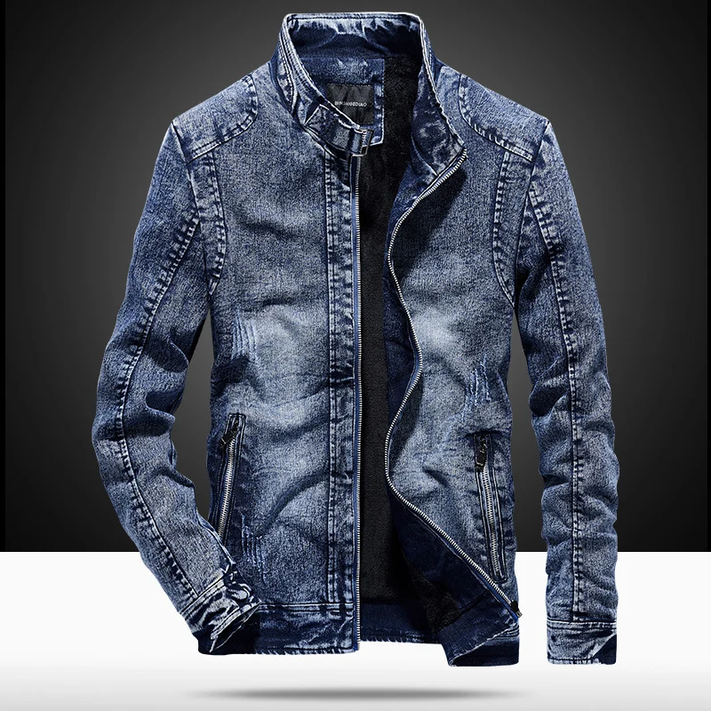 Herren Modische Denimjacke Drune