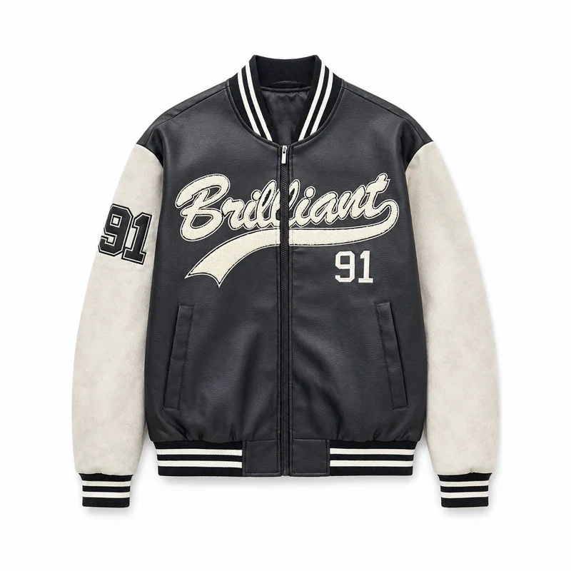 Herren Modische Bomberjacke mit sportlichem Schnitt Drune