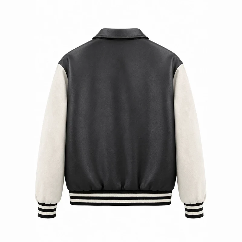 Herren Modische Bomberjacke mit Logo-Details Drune